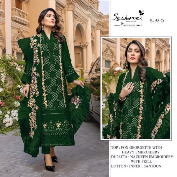 Serene S 58 Embroidery Pakistani Salwar Kameez Collection